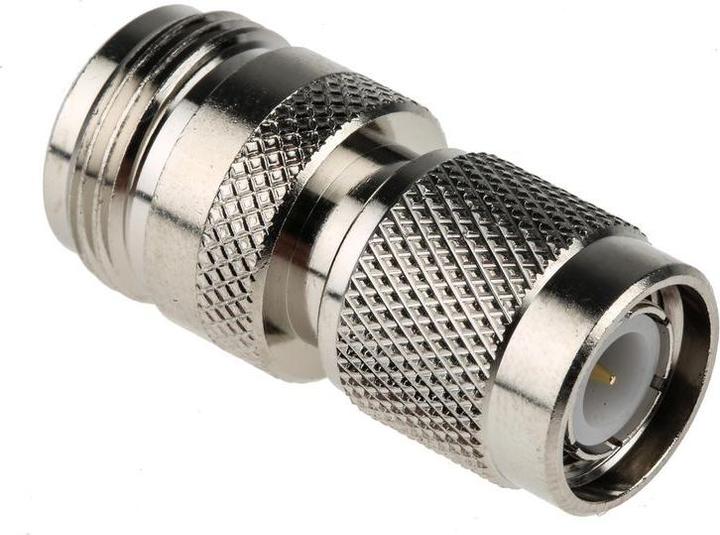 Actual product image RS PRO Adapter, TNC, type N, 50Ω, male - female, straight, 11GHz, coaxial