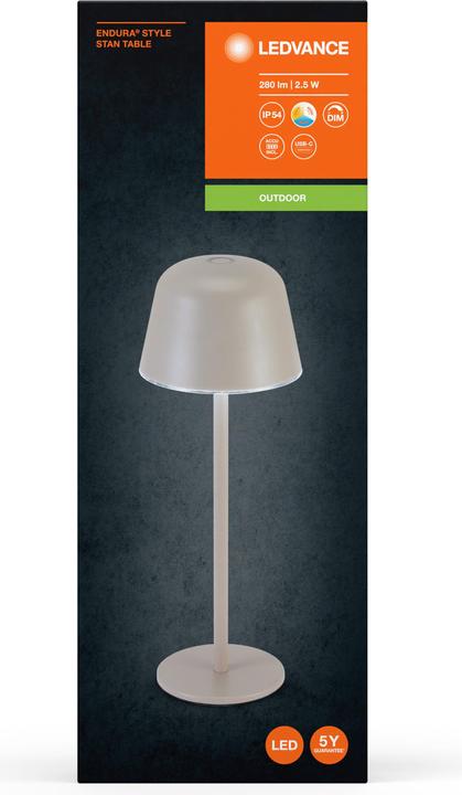 Produktbild Ledvance Endura Style Table CCT USB Beige (200 lm)