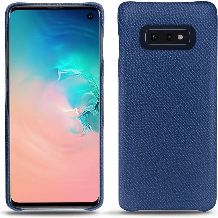 Noreve Lederschutzhülle (Samsung Galaxy S10e), Smartphone Hülle, Blau