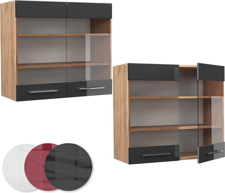 Produktbild Vicco Küchenglasschrank Fame-Line (80 x 34.10 x 72 cm)