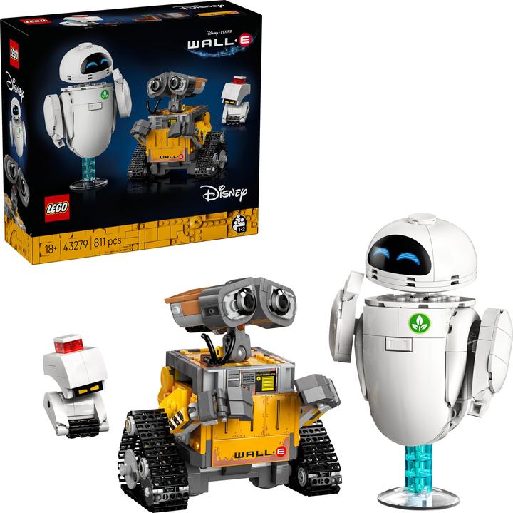 Actual product image LEGO WALL-E and EVE (43279, LEGO Disney)