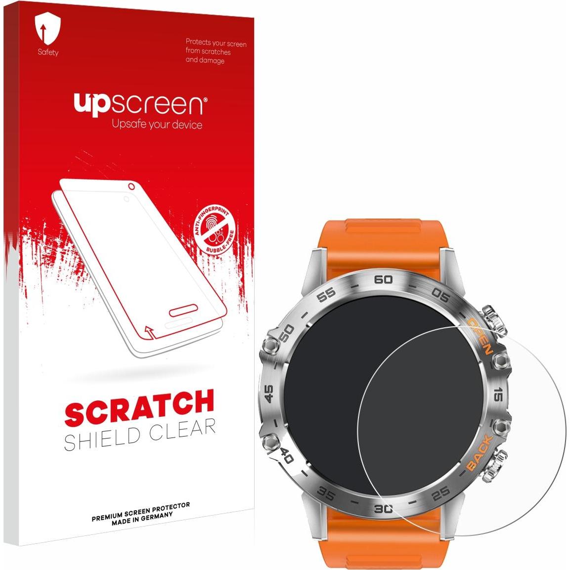 upscreen Schutzfolie Displayschutz Displayschutzfolie Folie Klar Transparent, Smartwatch Schutzfolie, Transparent