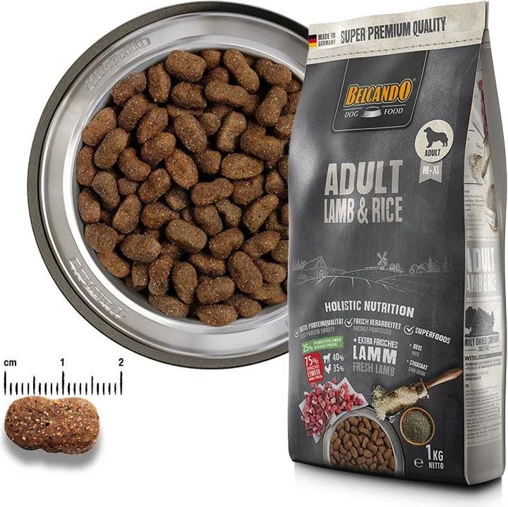 Produktbild Belcando Adult Lamm & Reis (Adult, 1 Stk., 12500 g)