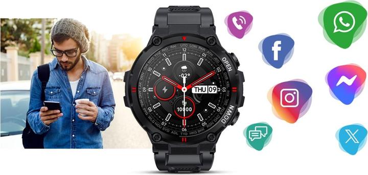 Actual product image Giewont GW430-1, Black (45.40 mm)
