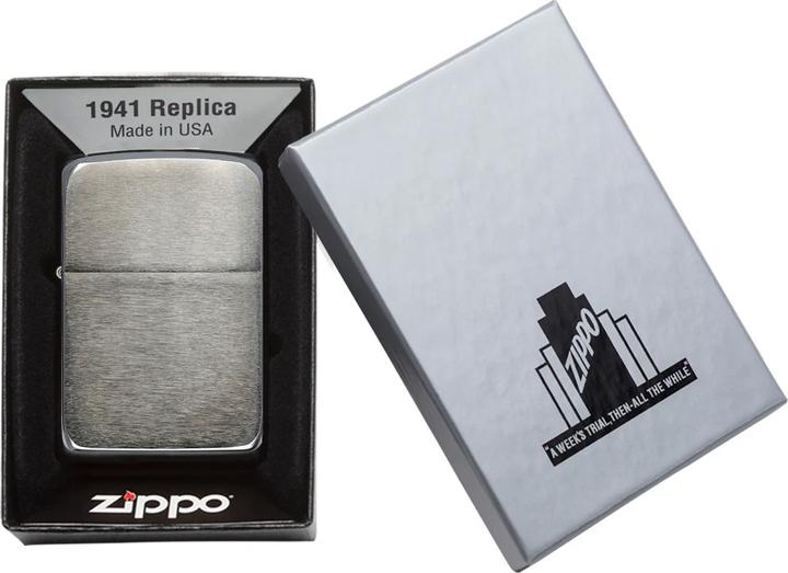 Actual product image Zippo Replica 1941 Black Ice