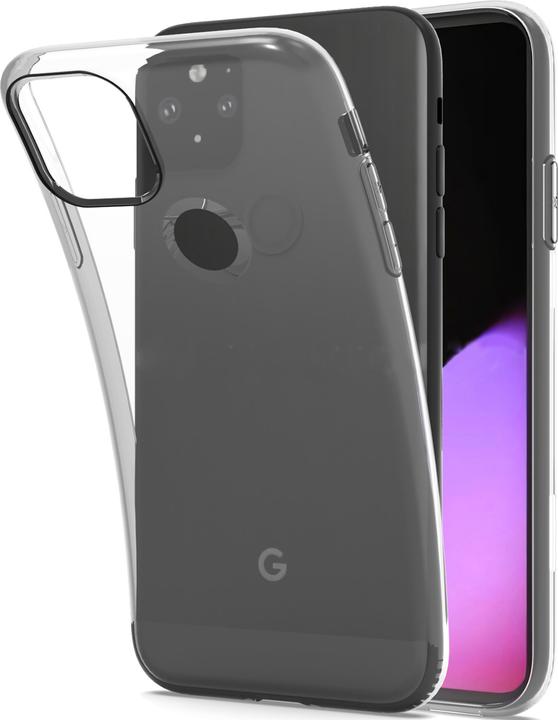 Actual product image PhoneLook Cover PIXEL 5 Rubber Silicone Gel Simple Super Clear Flexible (Google Pixel 5)
