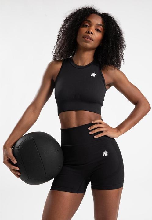 Immagine prodotto Gorilla Wear Olivia Seamless Crop Top - schwarz (M, L)