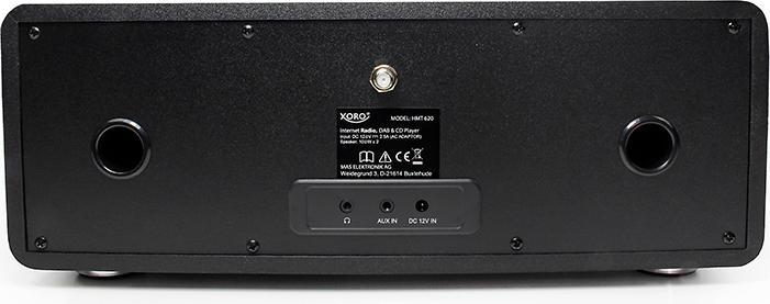 Image du produit Xoro HMT 620 Radio Internet stéréo tout-en-un noire (DAB+ DAB, FM, Bluetooth, WiFi)