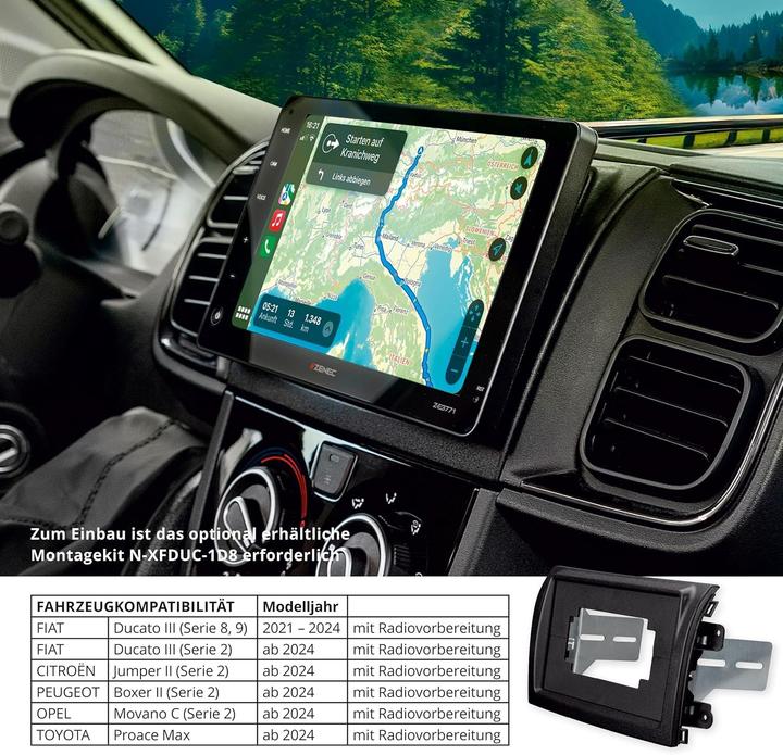 Image du produit Zenec Multimedia System (Apple Carplay, Voiture Android)