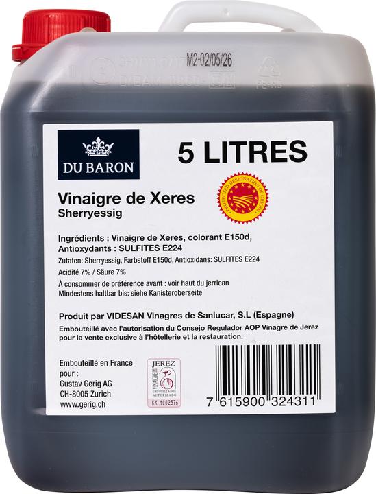 Produktbild DU BARON Sherryessig 7° (5000 ml)