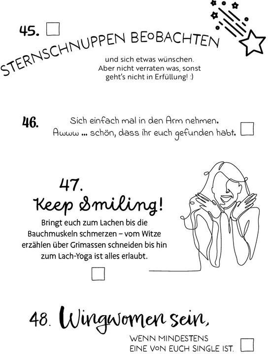 Produktbild Die Bucket List für Freundinnen (Deutsch, 2024)