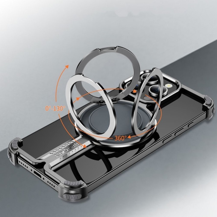 Produktbild OEM Back panel cover Case TITANIUM Bracket for IPHONE 15 silver (Apple iPhone 15)