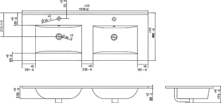 Actual product image Shower Design Motiac (465 mm, 1510 mm)