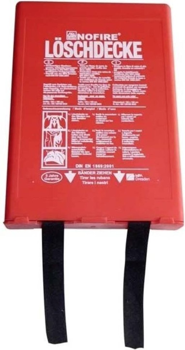 Nofire Fire blanket 120x180cm in wall box (C)