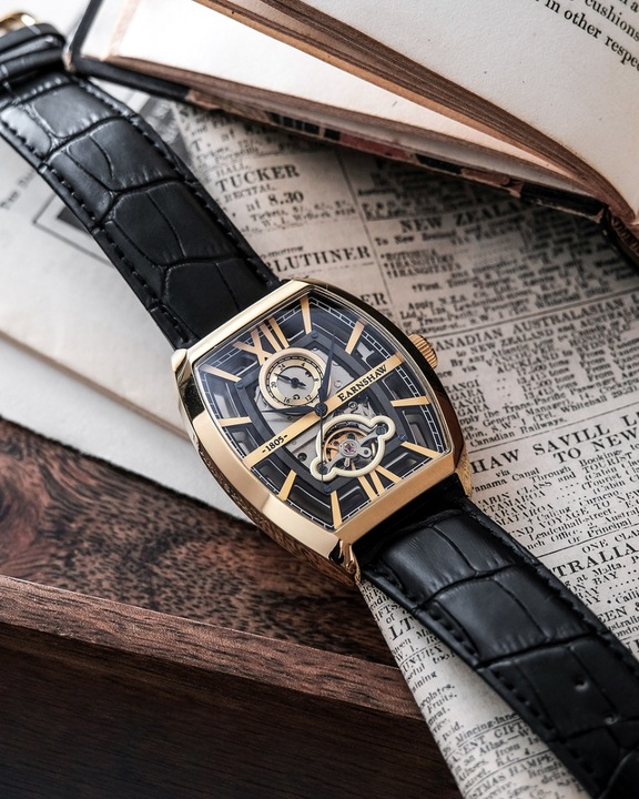 Actual product image Thomas Earnshaw ES-8111-02 Men's watch Holborn Skeleton Automatic 40mm 5ATM (Analogue wristwatch)