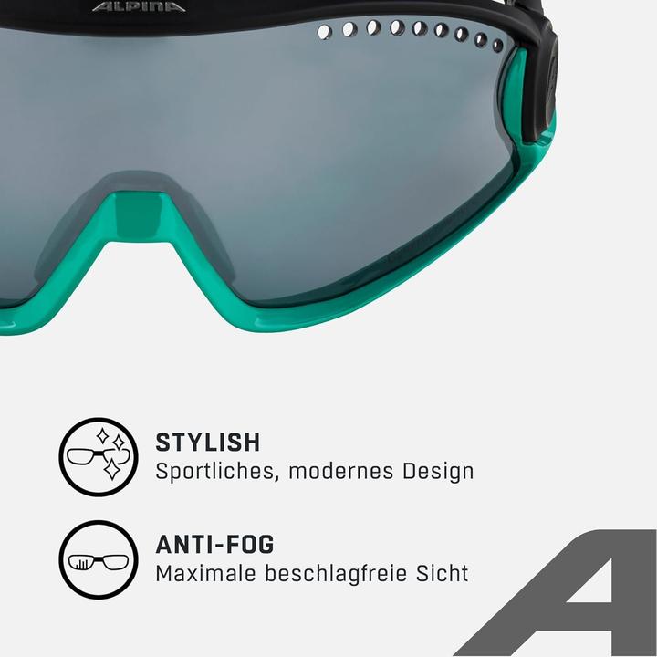 Produktbild Alpina 5W1NG (Schwarz, Türkis, Black Mirror)