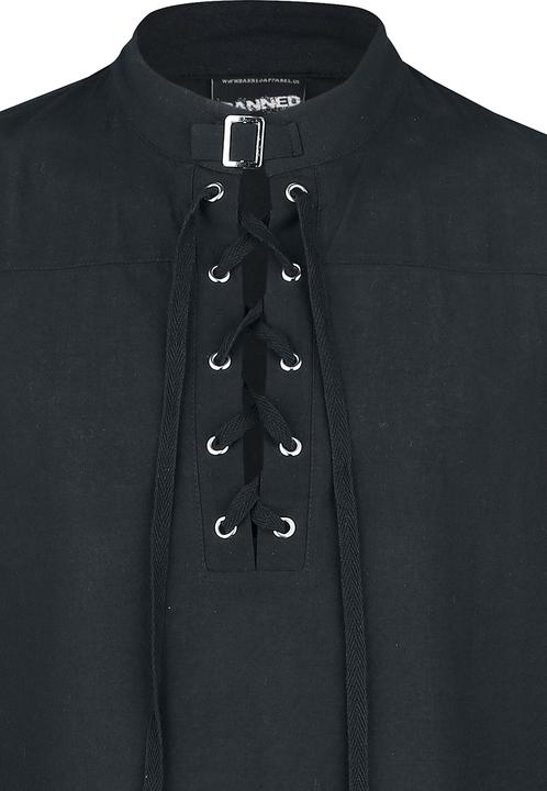 Immagine prodotto Banned Alternative Schnürhemd mit Schnalle (L)