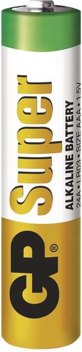 Immagine prodotto GP Batteries Super Alcalina (4 pz., AAA, 2400 mAh)