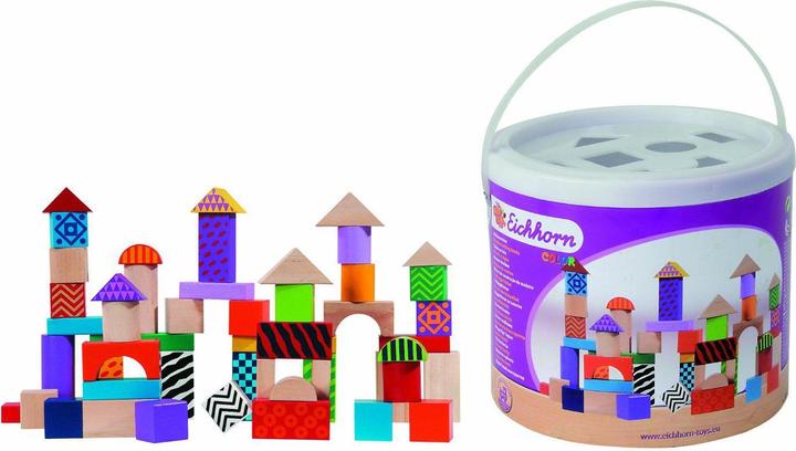 Actual product image Eichhorn Color wooden blocks 50