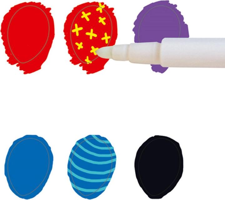 Actual product image Djeco Magic felt pens (Multicoloured, 10 x)