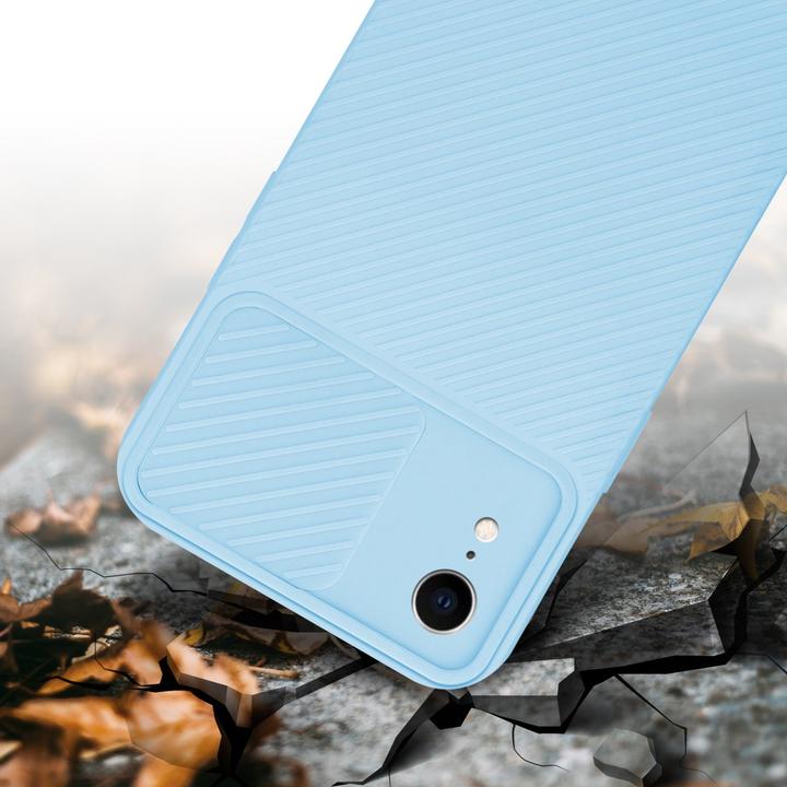 Actual product image Cadorabo Case for Apple iPhone XR in TPU with camera protection LM009 Style (Apple iPhone XR)