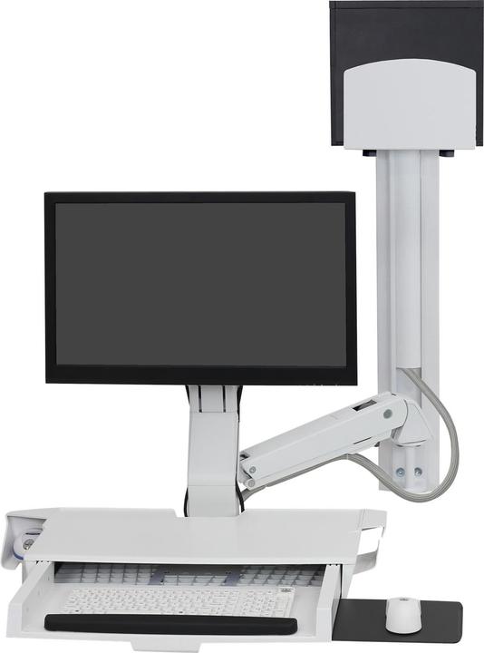Produktbild Ergotron Sit-Stand Combo Ablageflächen-System - Befestigungskit (Griff, Gelenkarm, CPU-Ha (24", 14.50 kg)