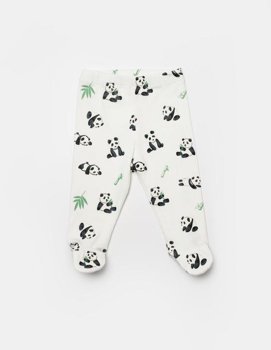 Produktbild BabyCosy Strickhose mit Fuss, 2 Pack (68)