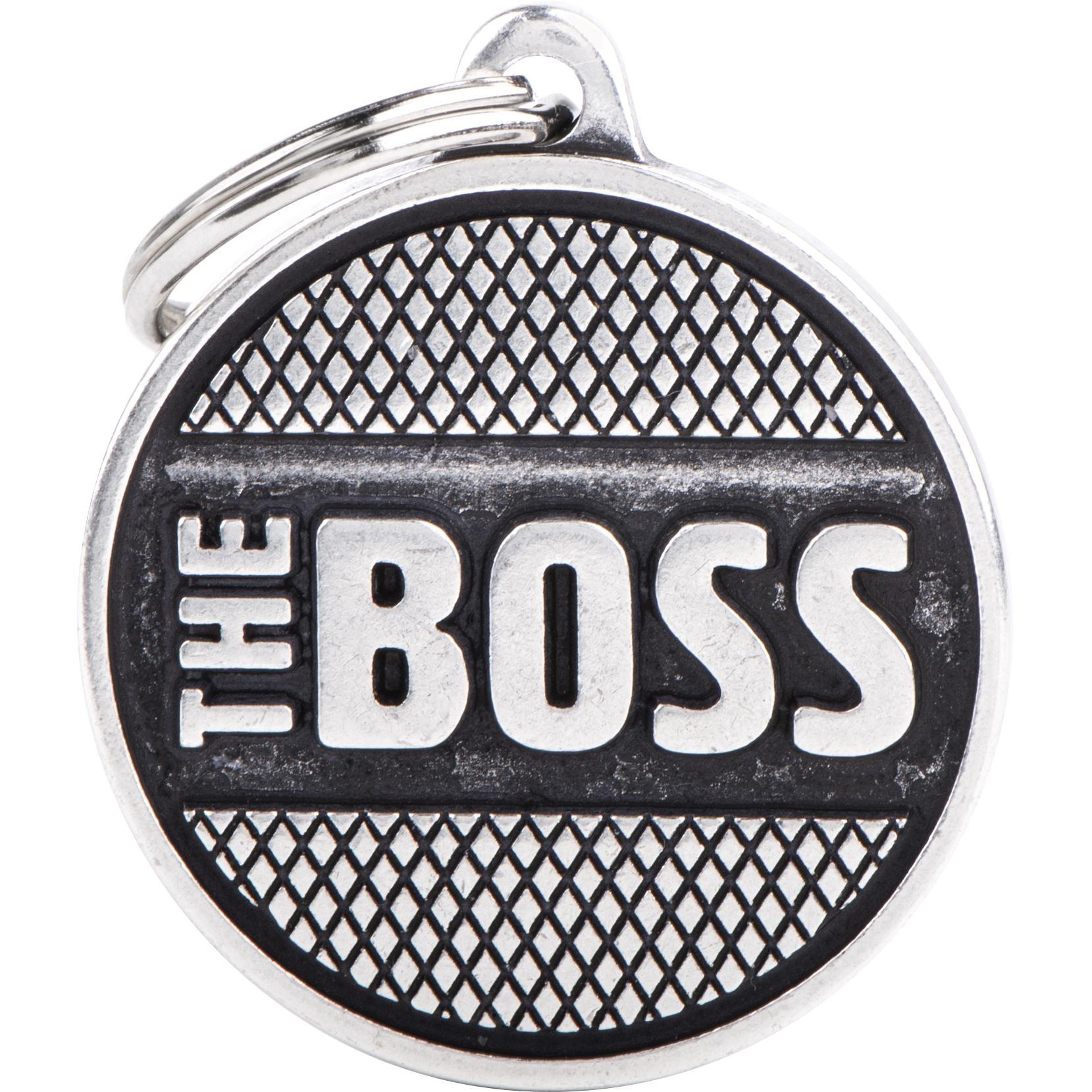 Myfamily MyFa tegn bronx, THE BOSS, stor (Cane), Collare + Guinzaglio