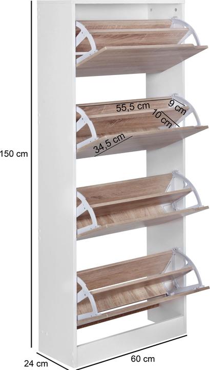 Produktbild Wohnling Clemence (60 x 24 x 150 cm)