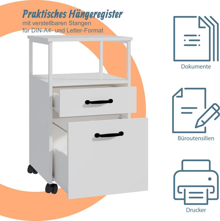 Produktbild Relaxdays Rollcontainer (44 x 44 x 66.50 cm)