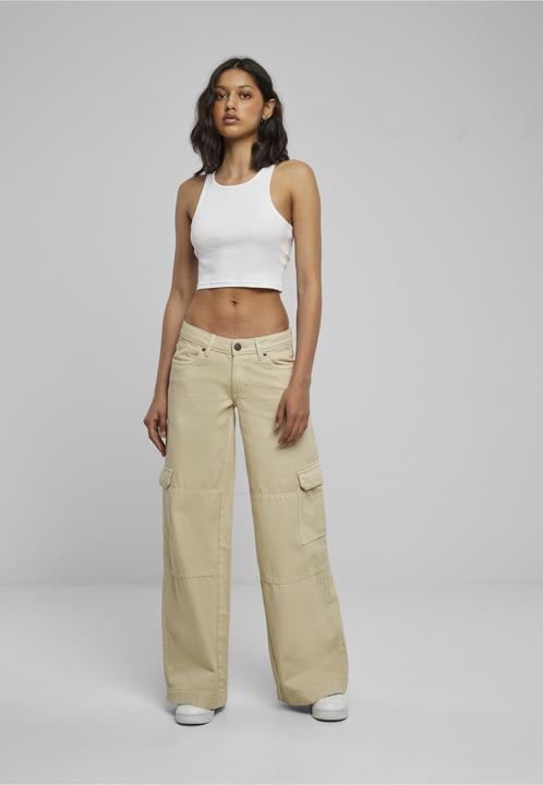 Actual product image Urban Classics Ladies Cropped Rib Top - 3760