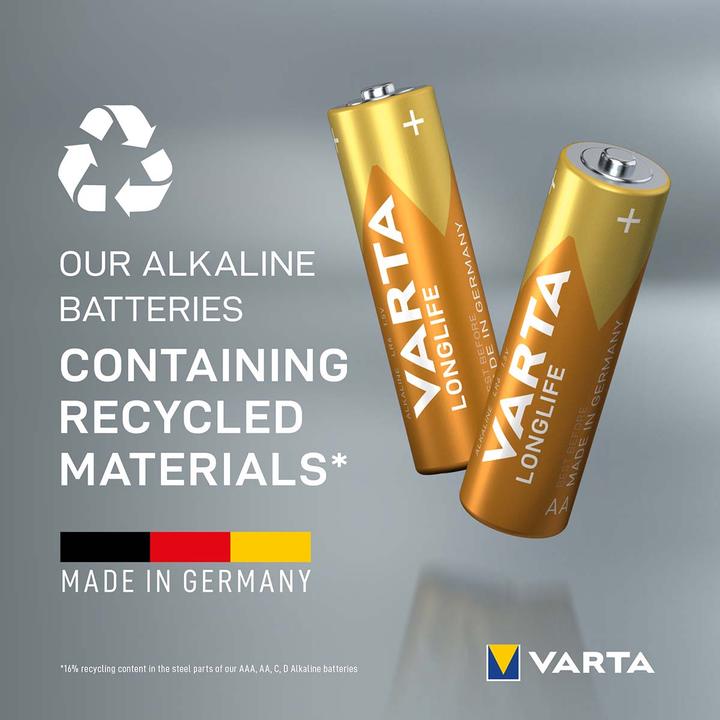 Actual product image Varta Longlife (24 pcs., AA, 2800 mAh)