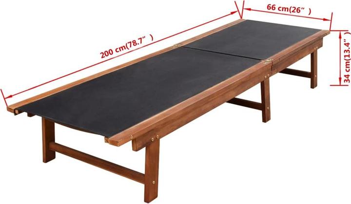 Immagine prodotto vidaXL Sonnenliege (200 cm)