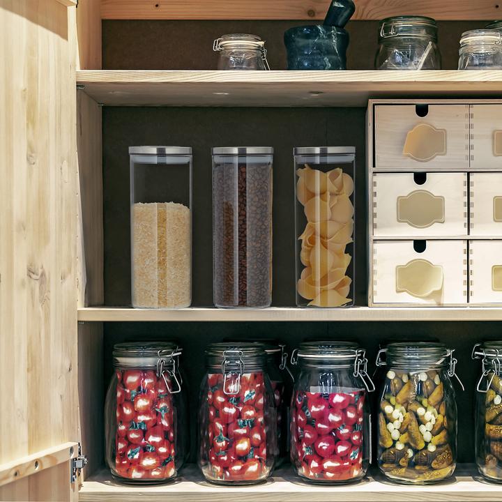 Actual product image Relaxdays Storage Jars, Set of 3 (1.50 l)