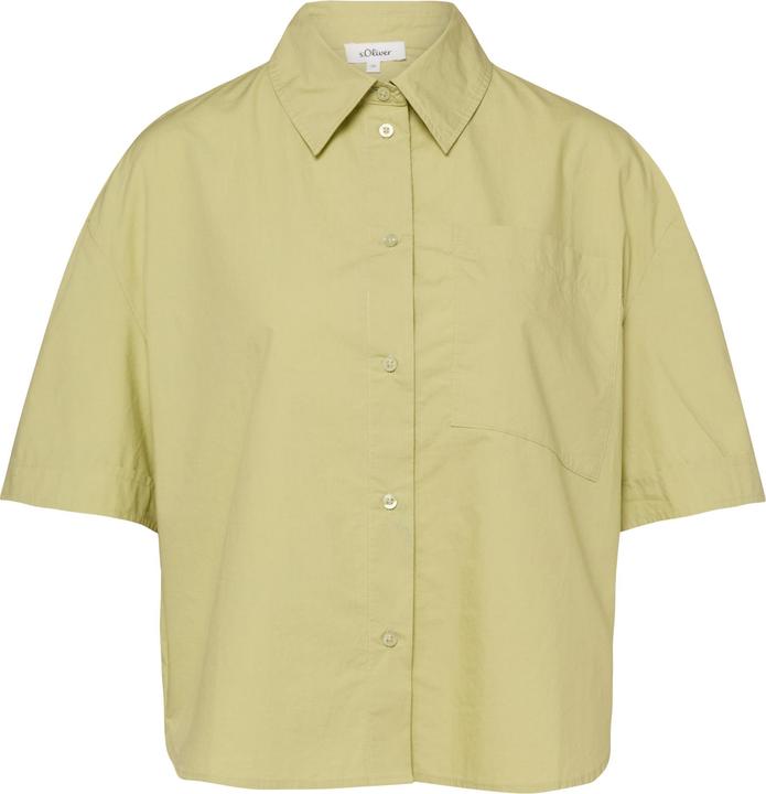Produktbild s.Oliver Boxy Popeline-Bluse mit Brusttasche (42)