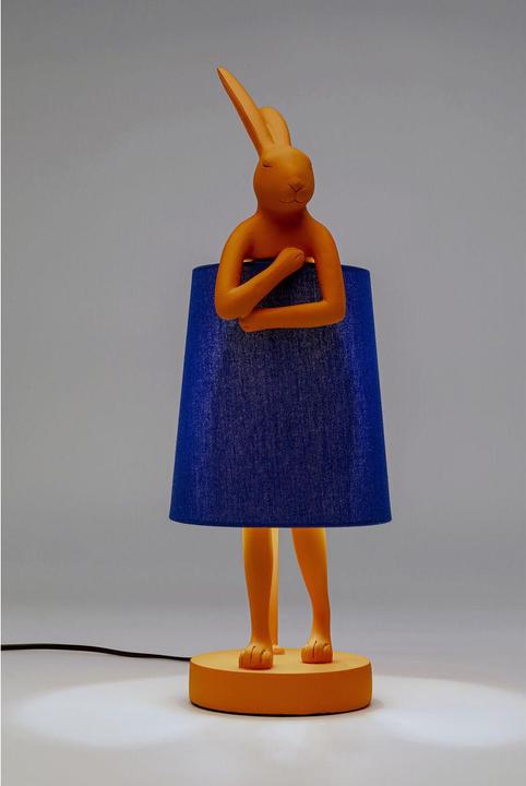 Image du produit Kare Design Lampe de table Animal Rabbit Orange/Bleu 50cm (E14)