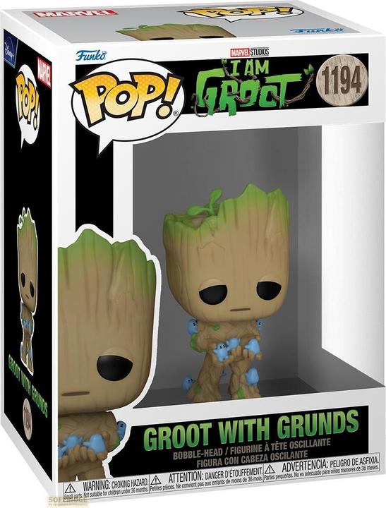 Immagine prodotto Funko POP Marvel I am Groot - Groot with Grunds