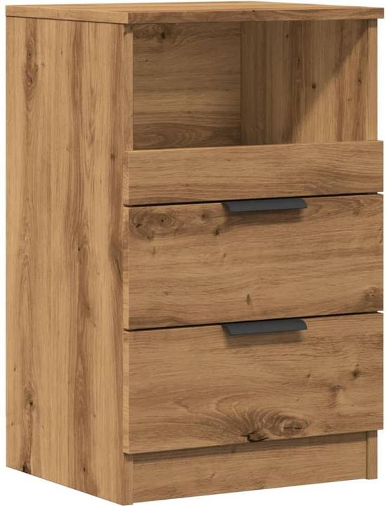 Produktbild vidaXL Nachttisch Nachtschrank Nachtkommode Nachtkonsole Stauraum Artisan-Eiche (40 x 36 x 65 cm)