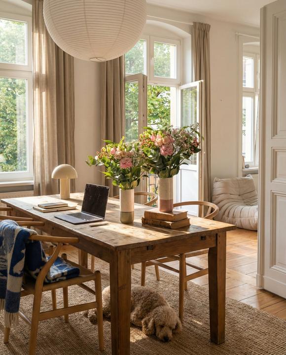 Image du produit feey Ballerine Avec Vase (Rose) (Fleurs coupées, 13x)