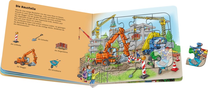 Produktbild Ravensburger Puzzle-Buch: Fahrzeuge (12 Teile)