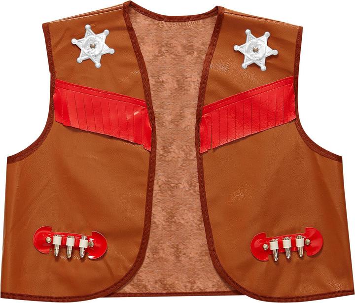 Actual product image Widmann Cowboy gilet costume (158)