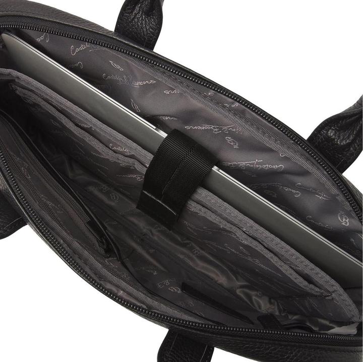 Produktbild Castelijn & Beerens /u0026 Beerens Laptoptas 13 inch - leer - zwart (13")