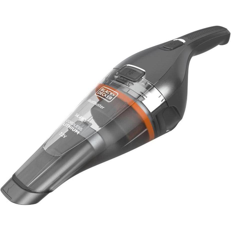 Black & Decker Dustbuster NVC220WC-QW, Staubsauger, Silber, Transparent