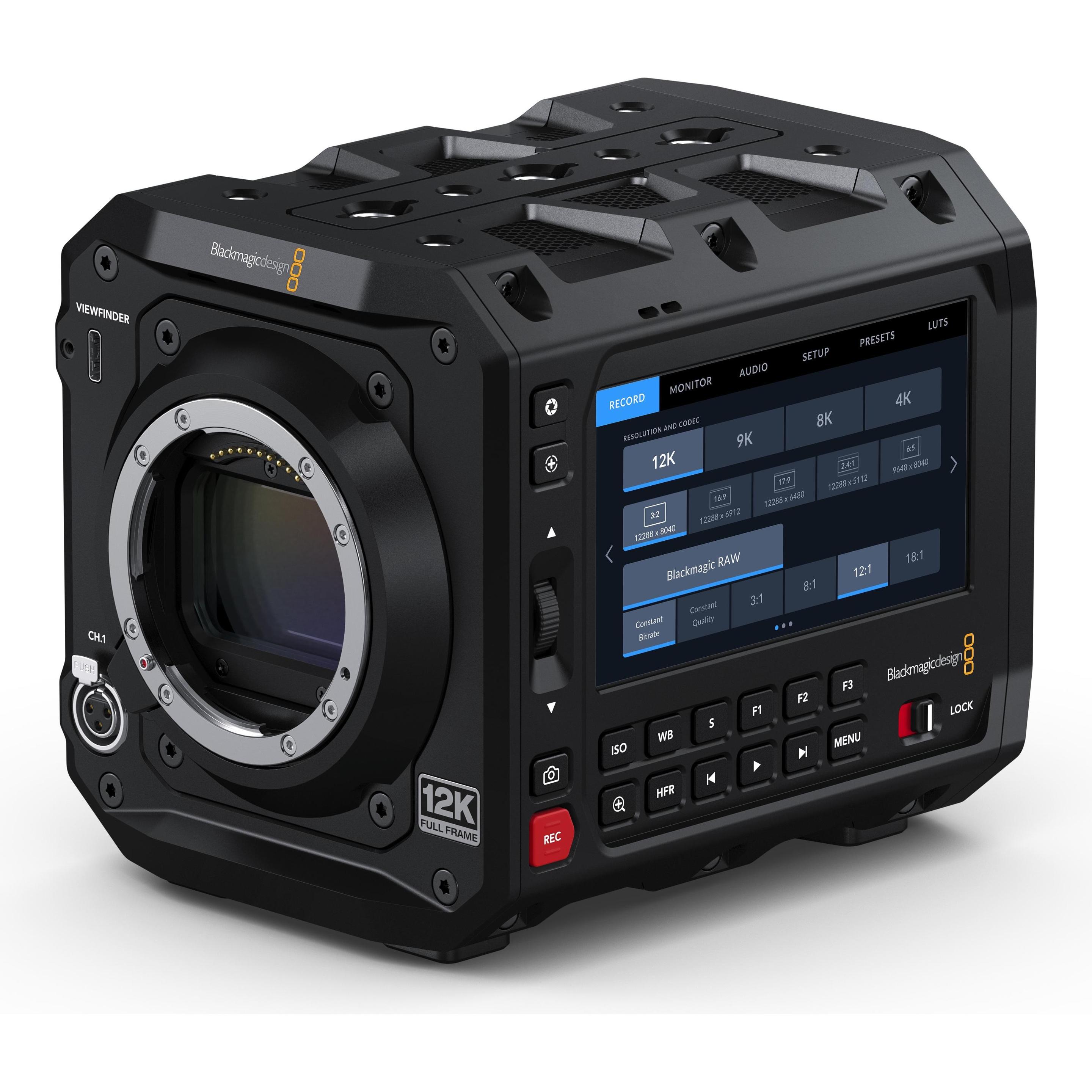 Blackmagic PYXIS 12K (L-Mount) (98.70 Mpx, 40p), Telecamera, Nero