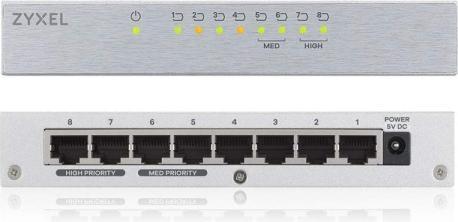 Actual product image Zyxel GS-108B v3 (8 Ports)