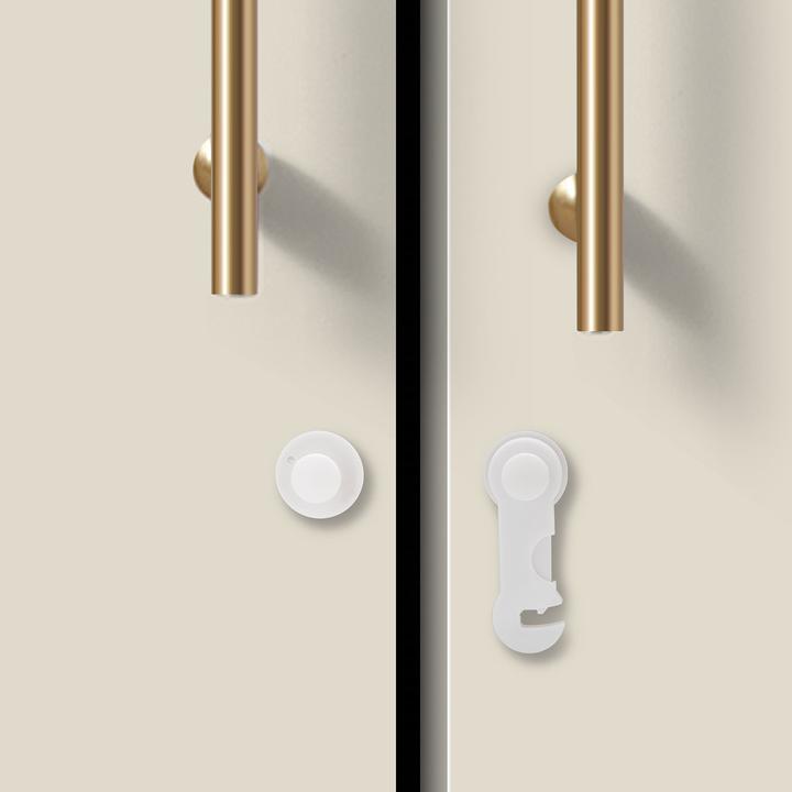 Immagine prodotto Casativo 10er-Set Baby-Sicherungen für Schubladen- und Schranktüren, klebend, weiss