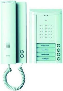 Produktbild Schneider Electric 4 Familien TürSprechanlagenSet weiss (Kabelgebunden)