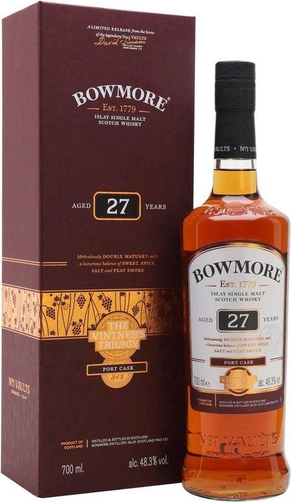 Bowmore 27 ans de la trilogie de Vinter (1 x 70 cl)