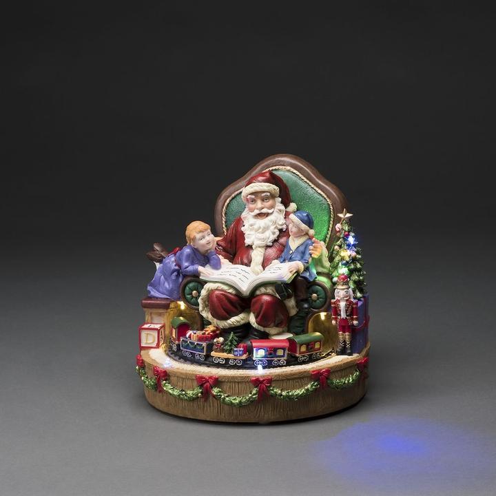 Produktbild Konstsmide 4215-000 LED-Szenerie Weihnachtsmann Bunt LED