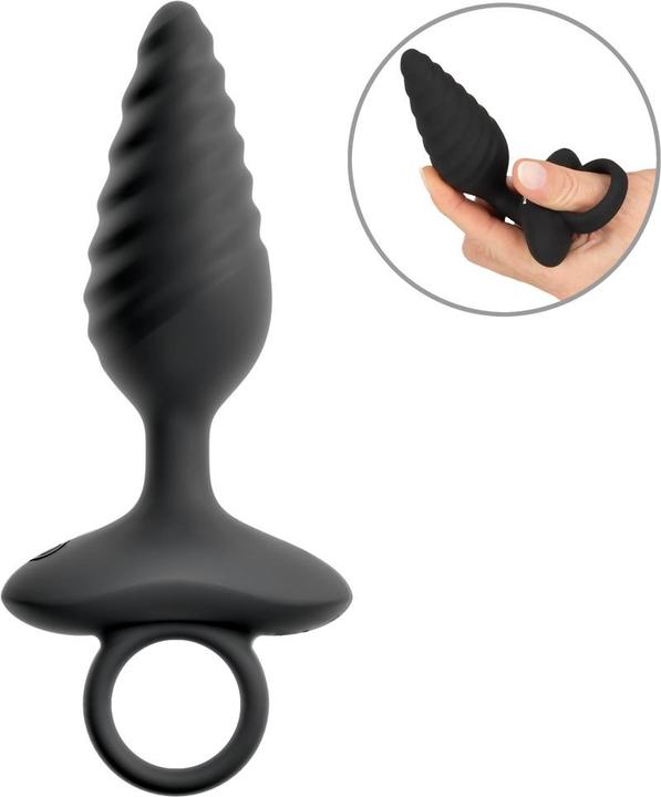 Produktbild Anos Flexible Butt Plug Twisted Design with Vibrations